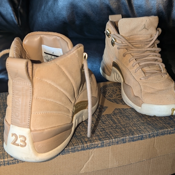 Air Jordan 12 Retro Vachetta Tan 7.5 Womens - Picture 4 of 11